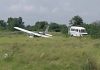 Training aircraft veers off Baramati airport runway during emergency drill