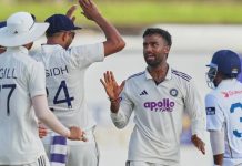 Manav Suthar’s ten-wicket haul floors Sri Lanka as India conquer Galle challenge