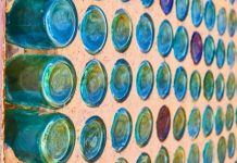DIY: How to turn old glass bottles into beautiful pavers on a budget