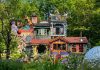 A New Jersey artist bought a 600-square-foot cabin in 1989 and kept adding to it; 37 years later, Luna Parc is a 5,000-square-foot home, studio and living artwork still being built