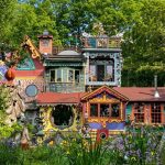A New Jersey artist bought a 600-square-foot cabin in 1989 and kept adding to it; 37 years later, Luna Parc is a 5,000-square-foot home, studio and living artwork still being built