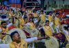 Dhol-tasha troupes in Pune cover drums with bedsheets, mattresses to turn down the volume