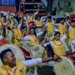 Dhol-tasha troupes in Pune cover drums with bedsheets, mattresses to turn down the volume