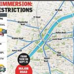 Ganesh immersion processions on Friday: Key roads shut, traffic diversions across city; heavy vehicles banned for 48 hours