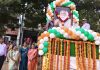 *पद्मभूषण डाॅ. कर्मवीर भाऊराव पाटील यांची १३९ व्या जयंती निमित्त शारदा शैक्षणिक संकुलाची भव्य मिरवणूक :-*रमेश शिंदे पाटील (अध्यक्ष )