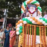 *पद्मभूषण डाॅ. कर्मवीर भाऊराव पाटील यांची १३९ व्या जयंती निमित्त शारदा शैक्षणिक संकुलाची भव्य मिरवणूक :-*रमेश शिंदे पाटील (अध्यक्ष )