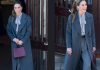 Kate Middleton’s latest autumn look has it all: A chic charcoal coat, bow blouse and a new Smythson bag |