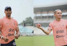 Watch: Two-time FIFA World Cup champion Uruguay play cricket at Eden Gardens ahead of Kolkata friendly