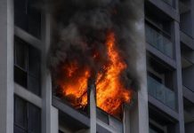 Fire breaks out in a 22nd-floor flat at Balewadi