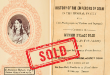 Around 1880, a Delhi author published a rare book with 56 photographic reproductions of portraits of Mughal rulers and royal women; 146 years later, a copy sold in Scotland for £16,640, nearly 21 times its highest estimate