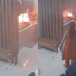 Kitchen Fire Safety: Delivery agent rushes to help woman during kitchen fire; his act of kindness wins hearts online