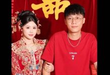 Chinese father, 41, walked his 21-year-old daughter down the aisle, but guests thought he was her brother; his three daily habits are surprising and…