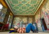 England’s grandest historic houses are inviting visitors to lie down on cushions and look up at their ceilings, from gold-leaf stars at Bolsover Castle to intricate plasterwork at Queen Victoria’s seaside retreat on the Isle of Wight